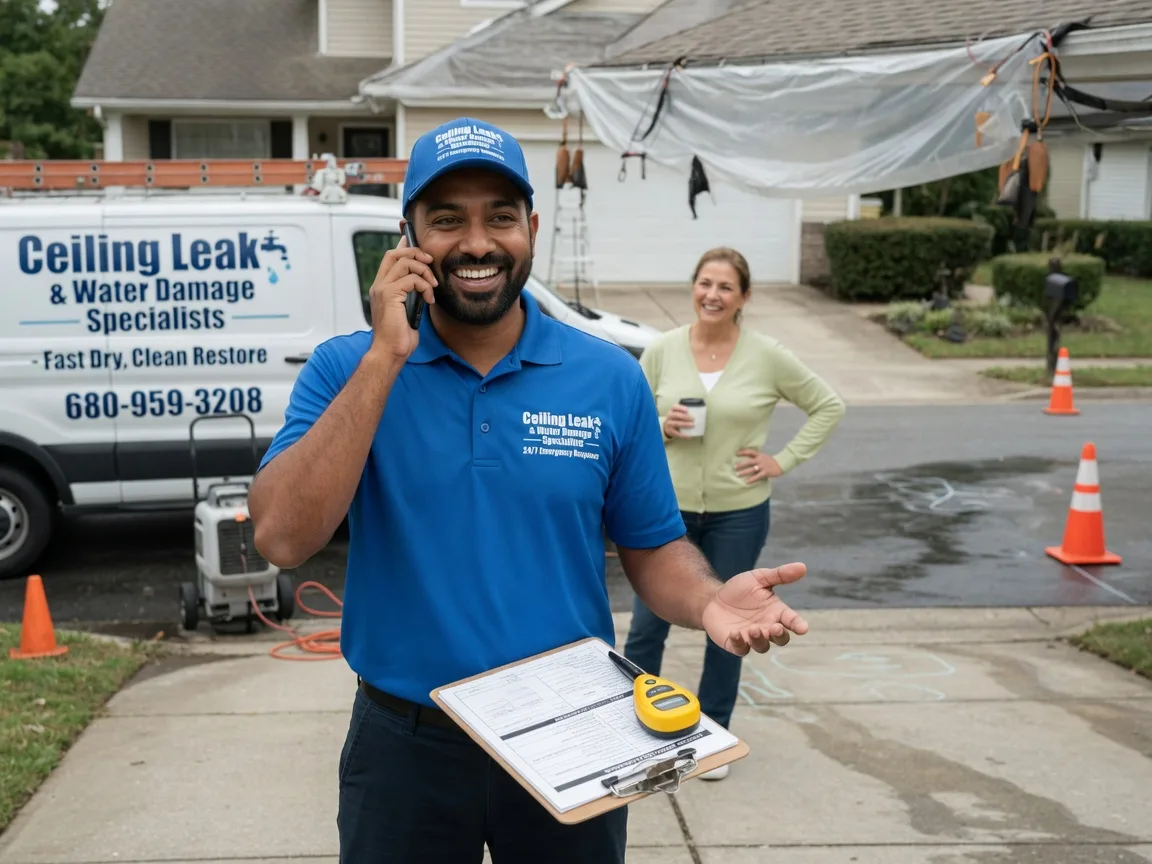 Ceiling Leak Cleanup Manson, NC FAQs